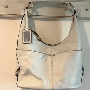 Tignanello leather Hobo Bag with Minimalist Design